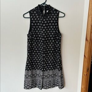 Speechless Black and White Patterned Dress